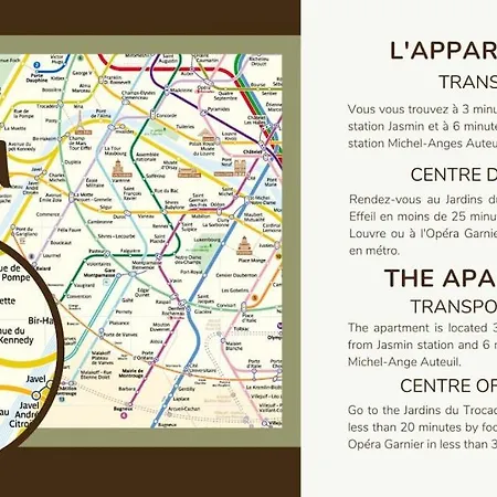 20#appart Hotel#1bedroom#4pers#paris 16#ac Διαμέρισμα Παρίσι